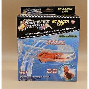 Zoom Tubes Car Trax RC Racer Car As Seen on TV Light Up Remote Control New Open